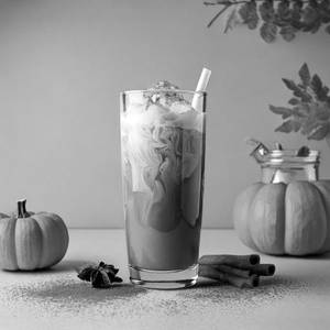Pumpkin Spiced Iced Latte.