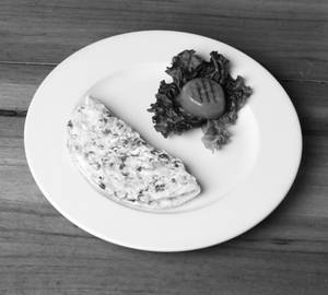 Egg White Spinach Feta Omelette