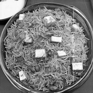 Egg Schezwan Mushroom Paneer Fried Rice