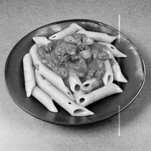 Penne Pasta In Red Pepper Sauce