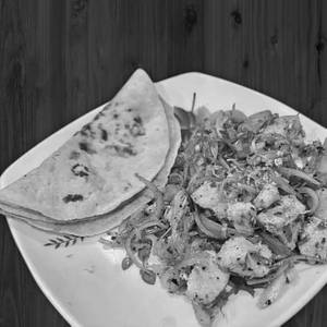 Chiken varta with roti