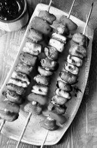 Baby Corn Mushroom Tikka 