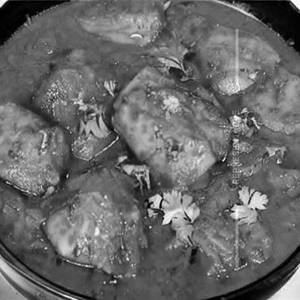 Fish aloo masala