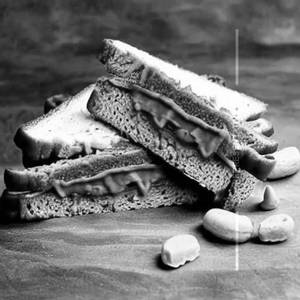 Brown Bread Peanut Butter Sandwich