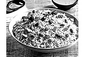 Corn Capsicum Fried  Rice