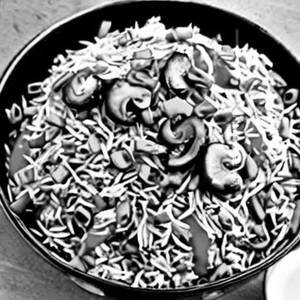 Pork Mushroom Fried Rice