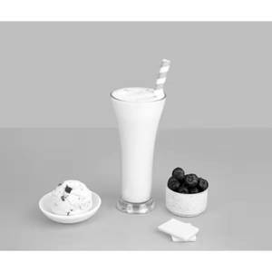 Blueberry 'N White Chocolate Milkshake