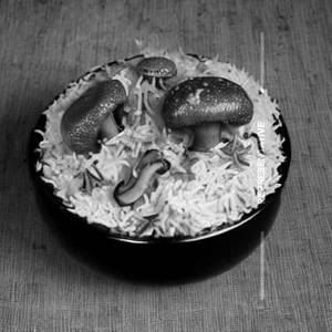 Mushroom Handi Dum Biryani