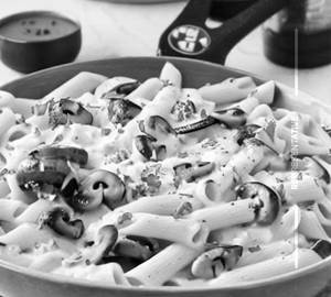Mushroom Cheese Pasta