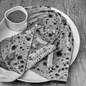 Paneer Corn Cheese Paratha
