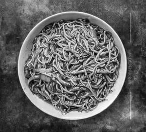 Mushroom Schezwan Noodles 