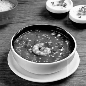 Prawn Burnt Garlic Soup 