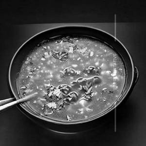 Burnt Garlic Soup 