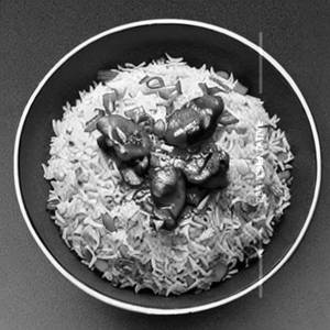 Mushroom Fried Rice Chicken