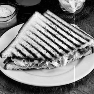Mushroom Cheese Grilled Sandwich