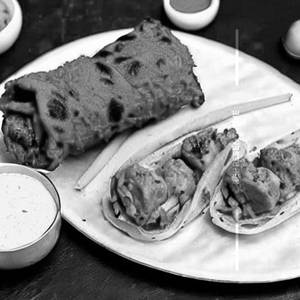 Achari Chicken Tikka Frankie