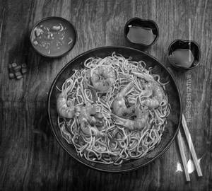Prawn Schezwan Noodles 