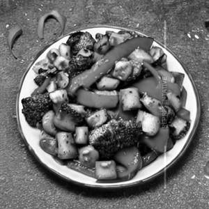 Stir Fried Veggies In Schezwan Sauce 