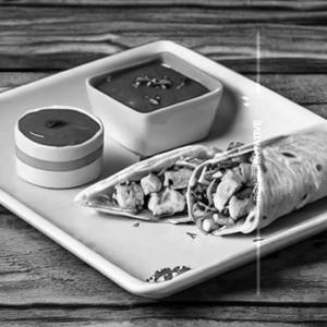 Veg Nugget Cheesy Wrap