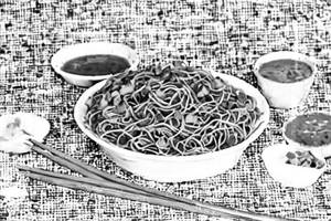 Egg manchurian noodle