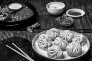 Veg Manchurian Steamed Momo