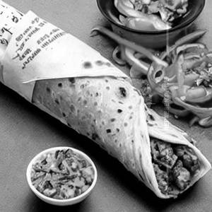 Cheese Egg Bhurji Roll