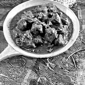 Indian style pork cury