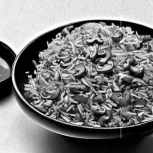 Mushroom Singapore Fried Rice 
