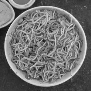 Egg fried schezwan noodles [double]