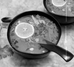 Lemon Coriander Chicken Soup