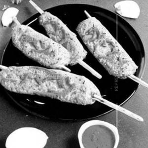 Mirch Malai Seekh Kebab
