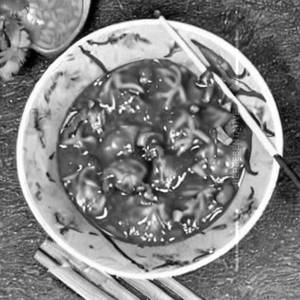 Veg manchurian gravy noodle
