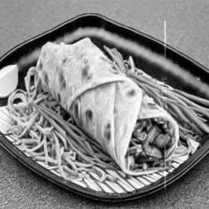 Veg Chowmein Roll