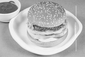 Vegetable Burger with Fries