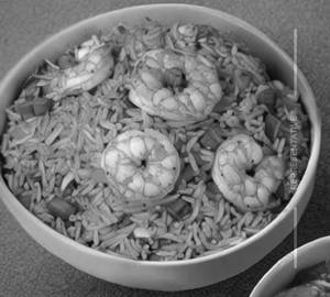 Prawn fried rice        