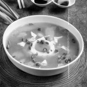 Egg Bunt Garlic Soup