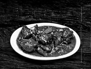 Mutton Liver Sukka