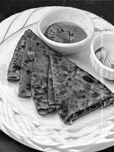 Paneer Corn Paratha
