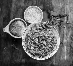 Mushroom Noodles          