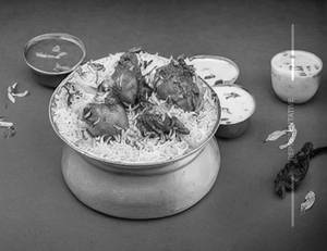 Ghee Roast Chicken Biryani