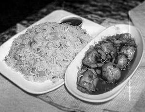 Chicken Manchurian Fried Rice