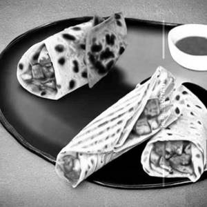 Paneer tanduri cheesy wrap