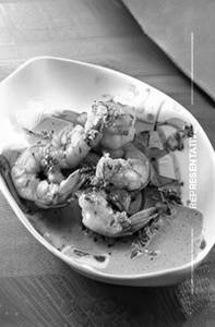 Prawns Lemon Butter Garlic