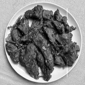 Garlic pork dry fry