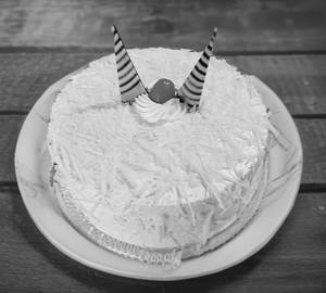 White forest cake  [500 gm]