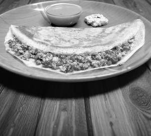 Paneer burji dosa