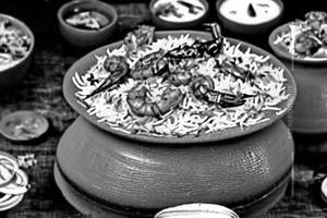 Prawns biryani