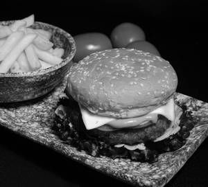 Vegetable cheesy burger