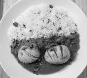 Ghee Rice & Egg Curry