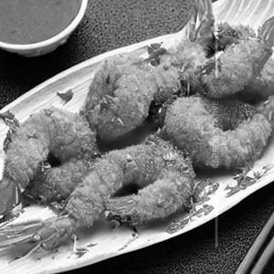 Golden Fried Prawns